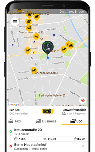 Taxi App Fur Berlin Jetzt Testen Taxibestellung Per Smartphone